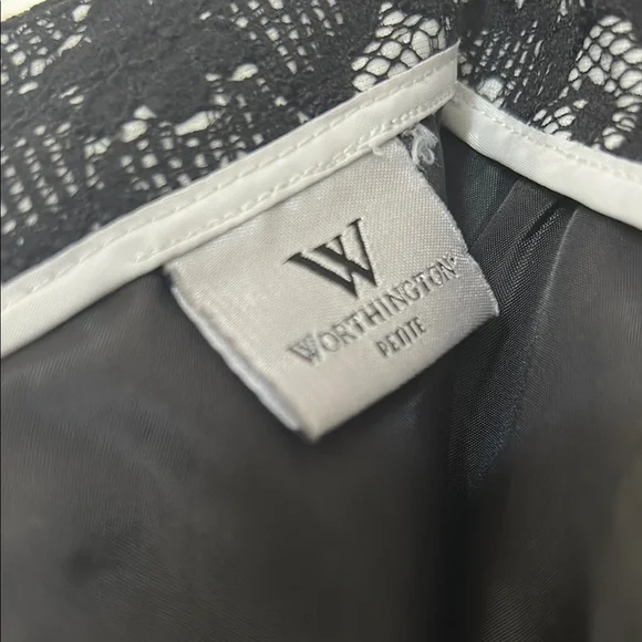 Worthington Black Lace Skirt - Picture 8 of 9